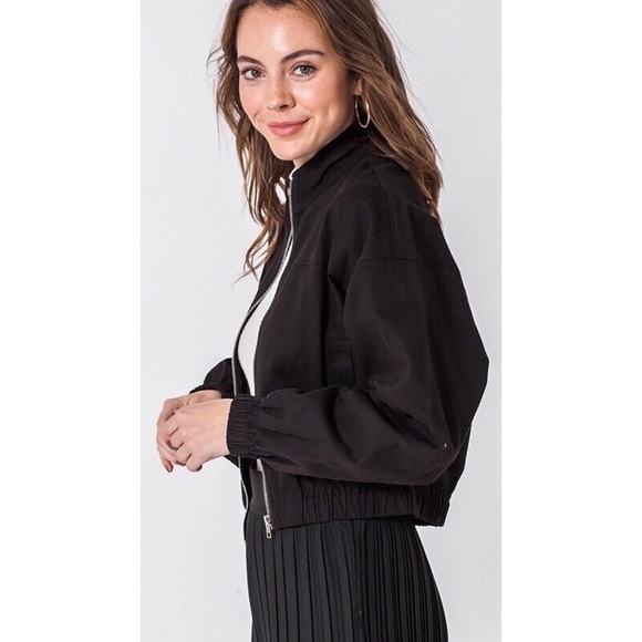 Jenny Cropped Moto Jacket - Picture 2 of 4